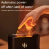 Kinscoter Aroma Diffuser Air Humidifier Ultrasonic Cool Mist Maker Fogger Led Essential Oil Flame Lamp Difusor