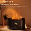 Kinscoter Aroma Diffuser Air Humidifier Ultrasonic Cool Mist Maker Fogger Led Essential Oil Flame Lamp Difusor