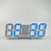 Purchase Products Clock 3D LED Digital Alarm Clock Wall Clock Time/date/temperature For Home/kitchen/office Clocks Decor Garden