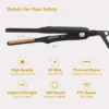 2 In 1 Hair Straightener Hair Curler Professional Ceramic Flat Iron For Short Hair Women And Men Beard Straightener