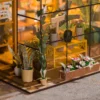Doll House Kit Mini DIY Flower House Handmade 3D Puzzle Assembly Building Toys Home Bedroom Decoration With Furniture DollHouses