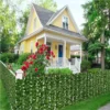 Artificial Ivy Privacy Fence Screen 50x200cm / 1x3m – Faux Green Leaf Hedge Panels for Garden, Balcony & Outdoor Decor