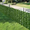 Artificial Ivy Privacy Fence Screen 50x200cm / 1x3m – Faux Green Leaf Hedge Panels for Garden, Balcony & Outdoor Decor