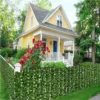 Artificial Ivy Privacy Fence Screen 50x200cm / 1x3m – Faux Green Leaf Hedge Panels for Garden, Balcony & Outdoor Decor