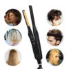 2 In 1 Hair Straightener Hair Curler Professional Ceramic Flat Iron For Short Hair Women And Men Beard Straightener