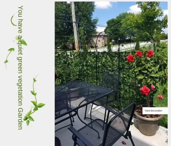 Artificial Ivy Privacy Fence Screen 50x200cm / 1x3m – Faux Green Leaf Hedge Panels for Garden, Balcony & Outdoor Decor