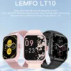 LEMFO LT10 Smart Watch 2024 Android Gift Bluetooth Call Smartwatch 2024 Touch Dial Music Fitness Tracker Sports Watches