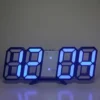 Purchase Products Clock 3D LED Digital Alarm Clock Wall Clock Time/date/temperature For Home/kitchen/office Clocks Decor Garden