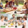 2/3pcs Fly Fans For Tables Effective Fly Repellent Fan Keeps Flies Away With Soft Blades USB  Picnic BBQ Party  Fly  Fans