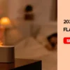 Kinscoter Aroma Diffuser Air Humidifier Ultrasonic Cool Mist Maker Fogger Led Essential Oil Flame Lamp Difusor